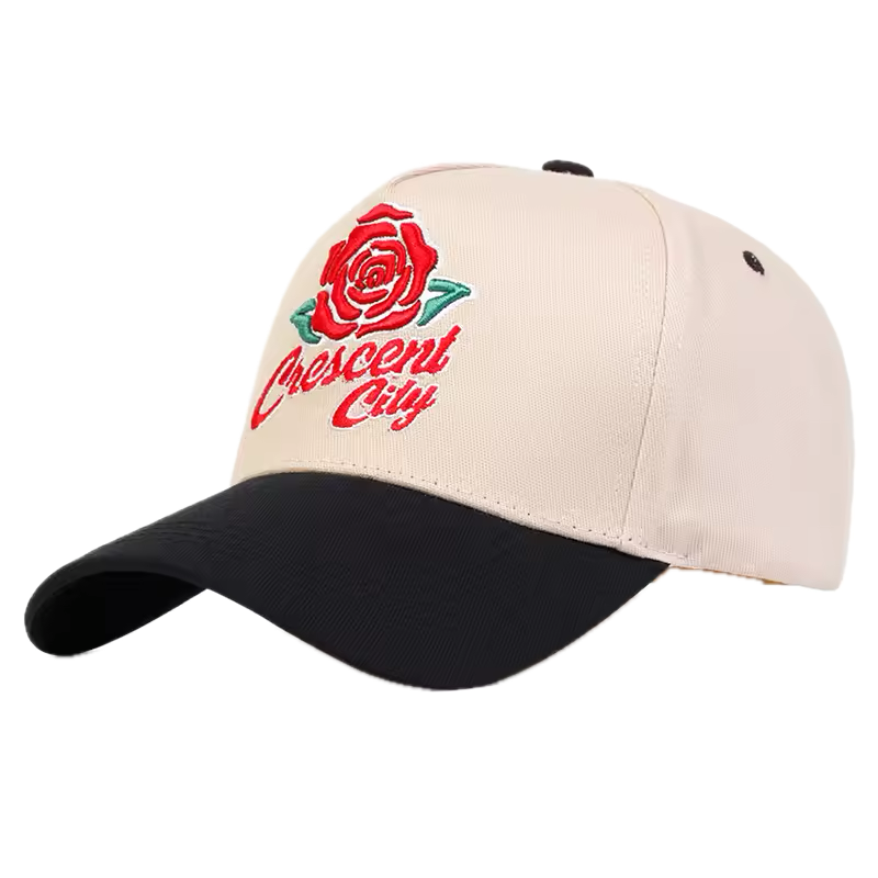 Crescent City Rose Adjustable Hat - Streetwear Boulevard