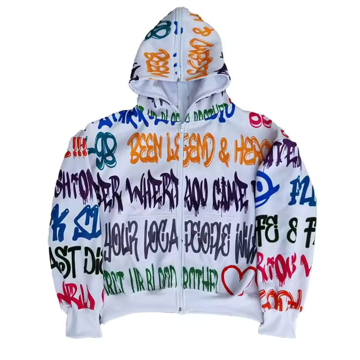 Wordplay Graffiti Jacket - Streetwear Boulevard