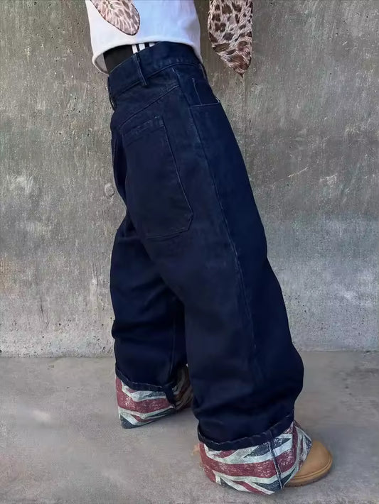The UK Flag Jeans - Streetwear Boulevard