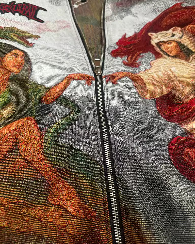 The Dual Guardian Tapestry - Streetwear Boulevard