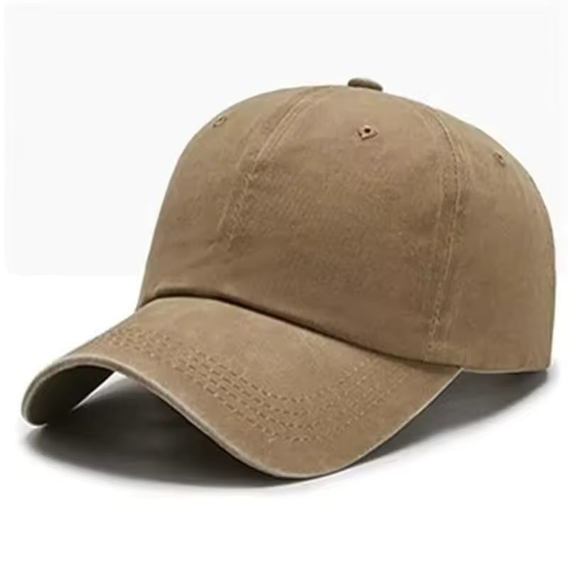 Vintage Washed Solid Color Adjustable Hats - Streetwear Boulevard
