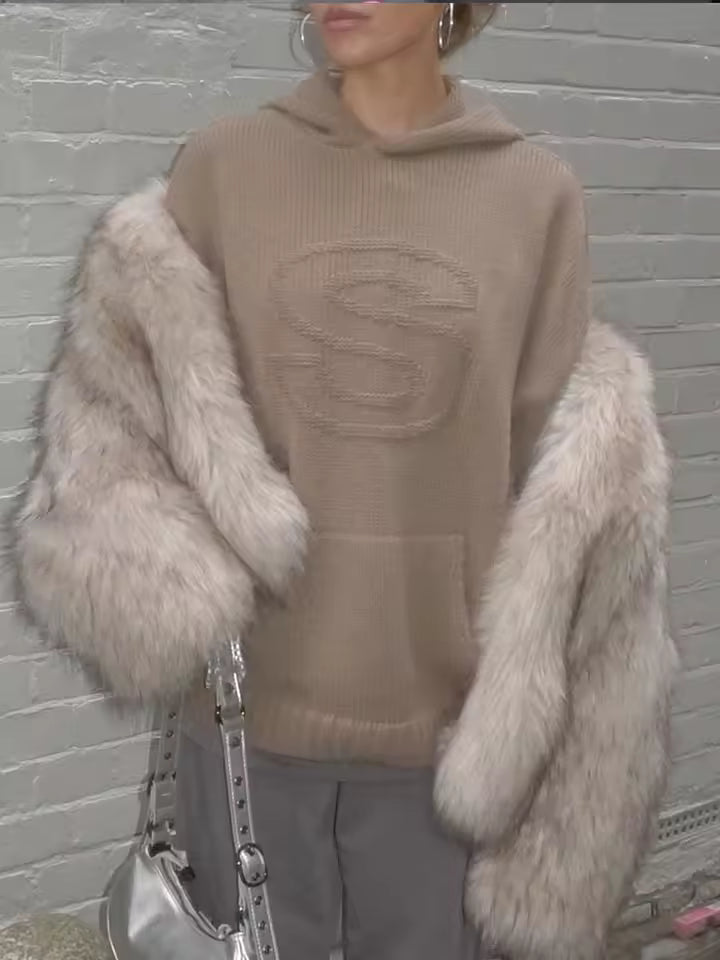 The "Signature" Knit Hoodie - Streetwear Boulevard