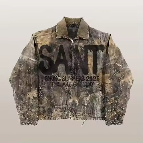SANT Camo Jacket - Streetwear Boulevard