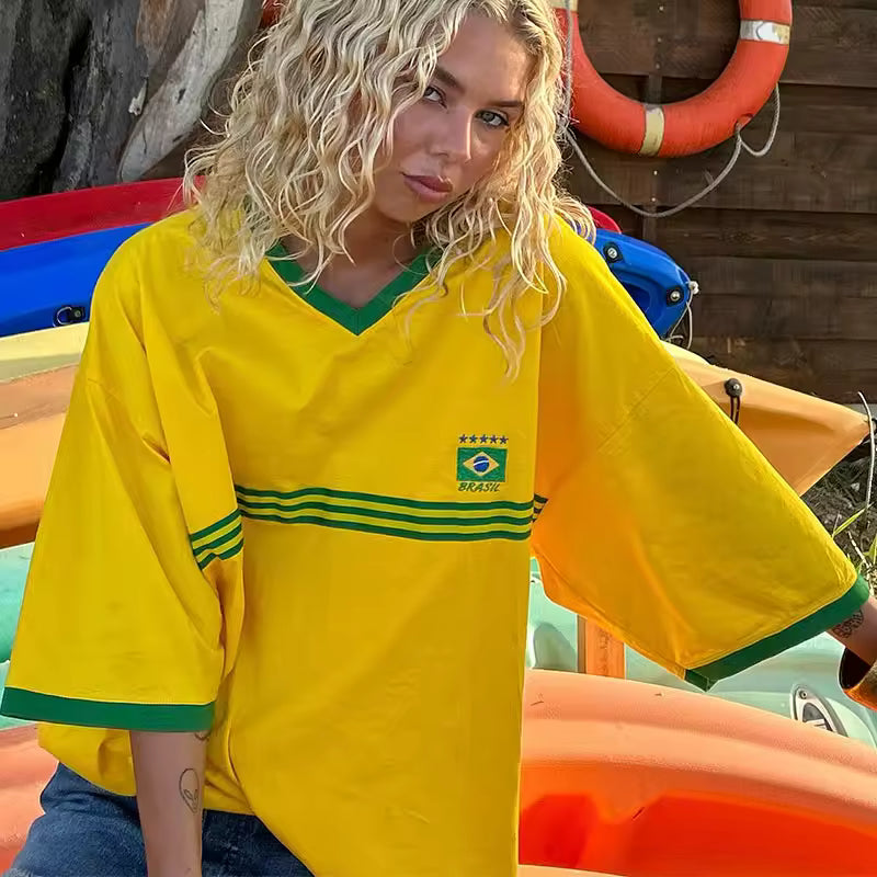 Samba Street Oversized Tee - Streetwear Boulevard