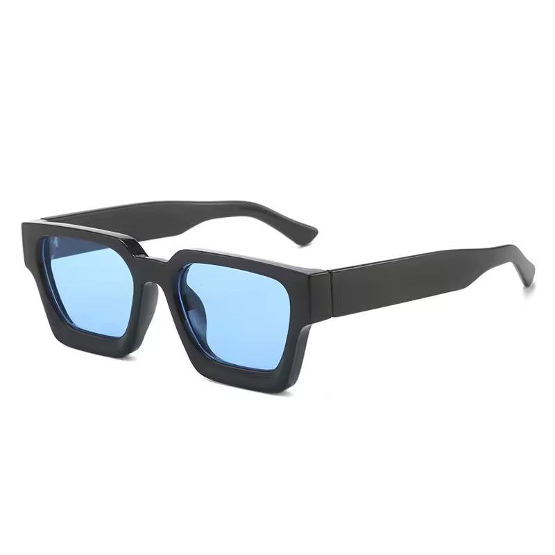 Square Retro Frame Sunglasses - Streetwear Boulevard