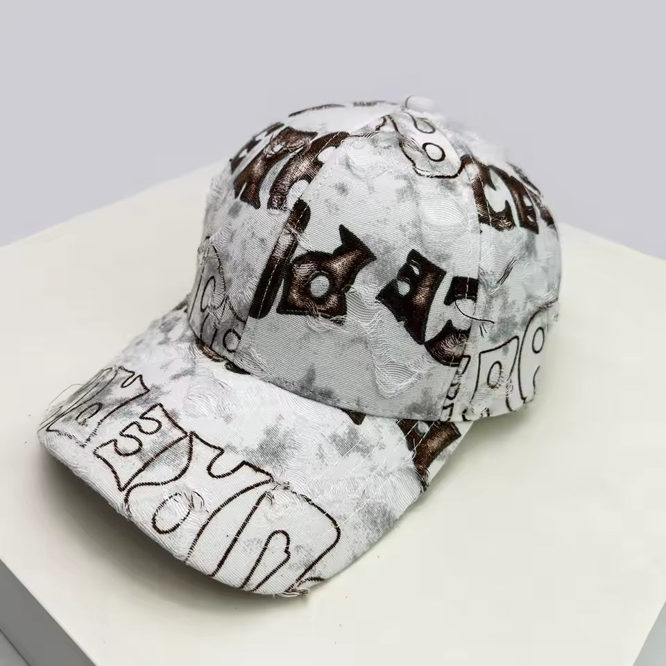 Text Graffiti Adjustable Hat - Streetwear Boulevard