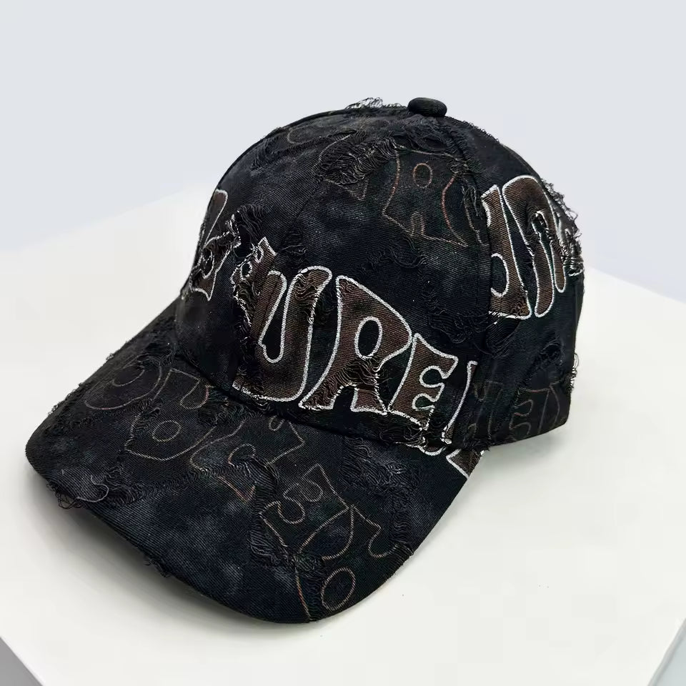 Text Graffiti Adjustable Hat - Streetwear Boulevard