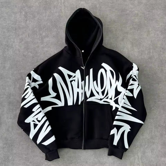 Ink-Bomb Zip-Up