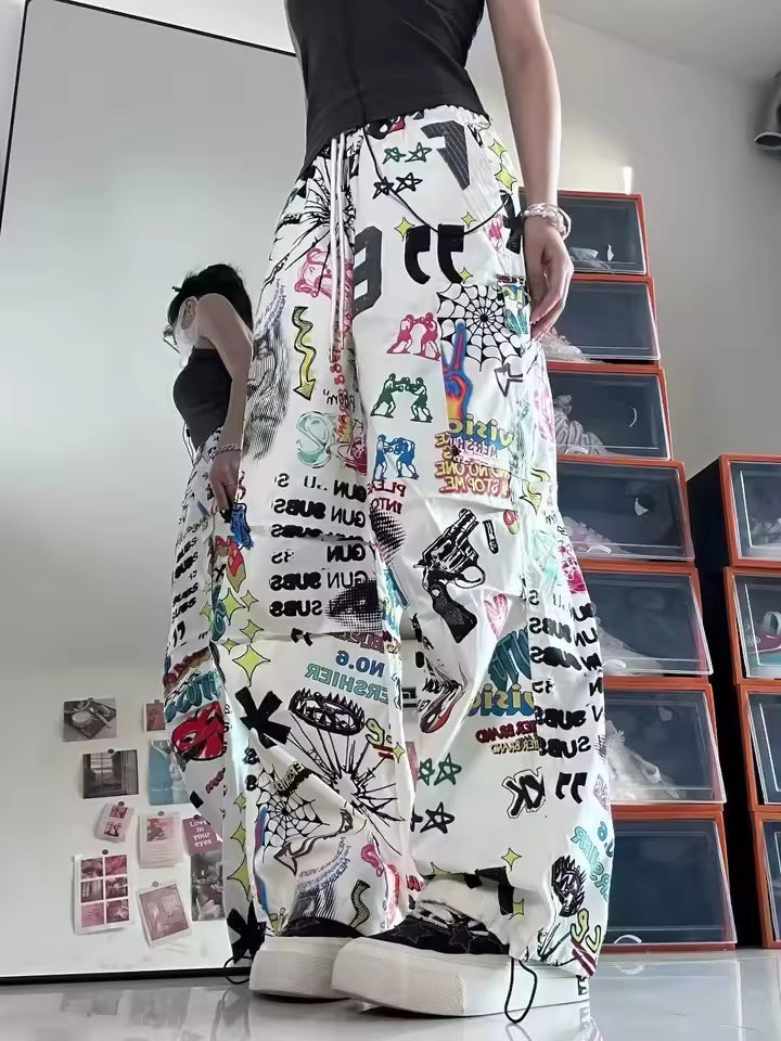 Comic Chaos Pants - Streetwear Boulevard