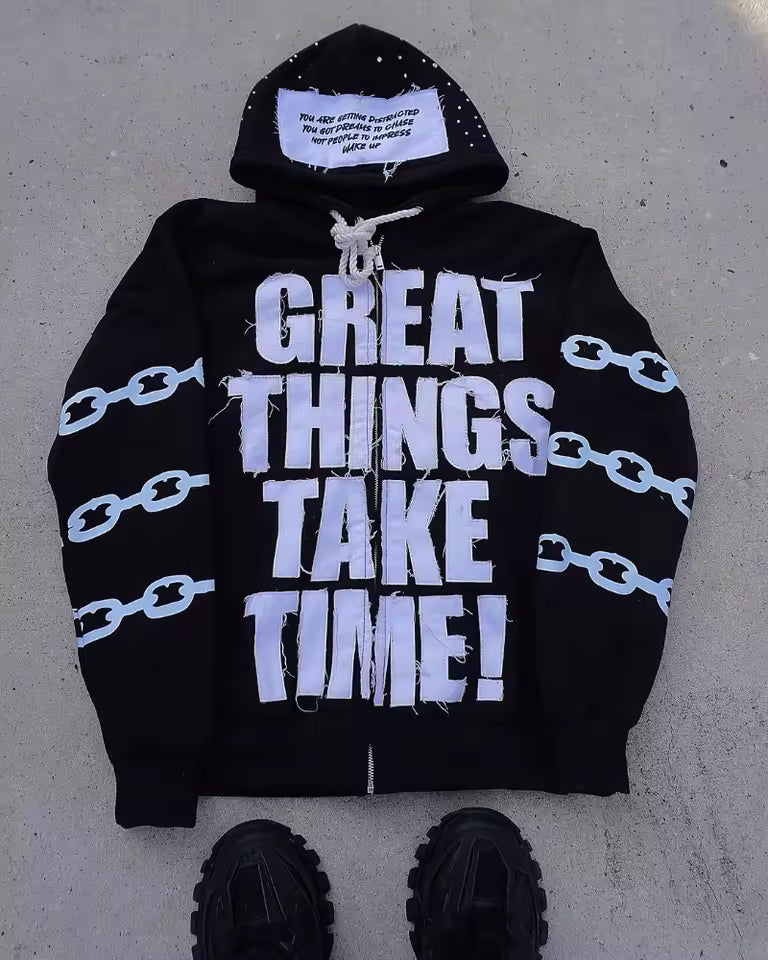 Great Things Take Time Jacket