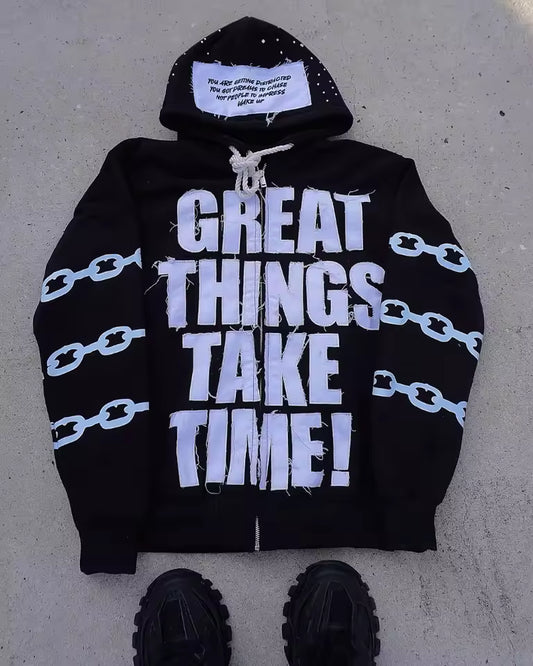 Great Things Take Time Jacket