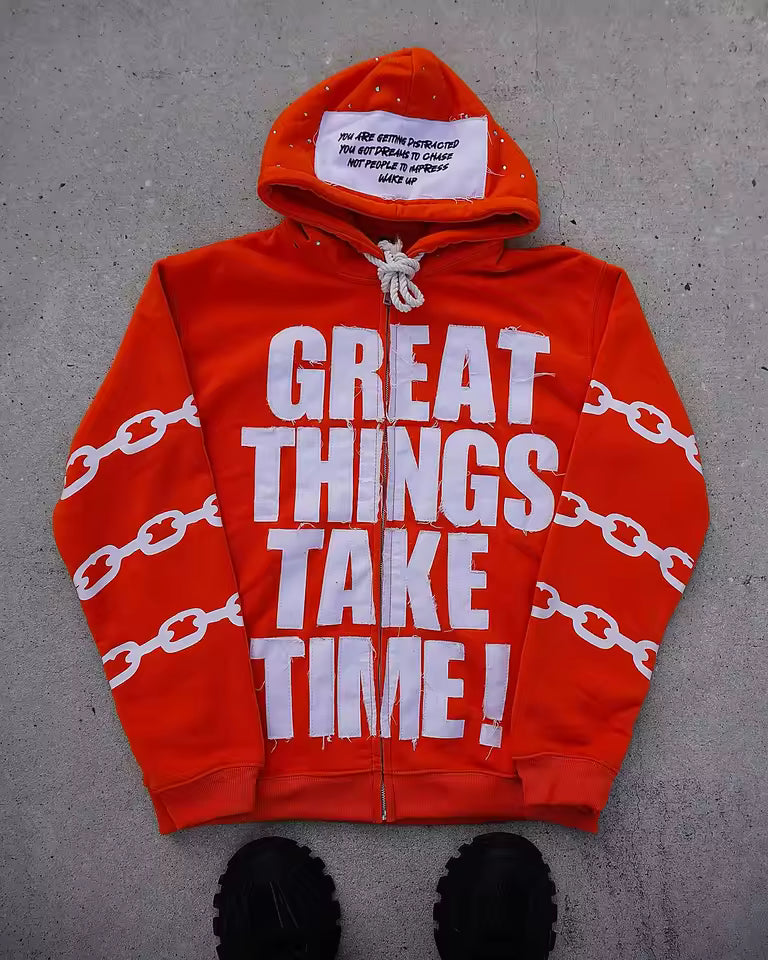 Great Things Take Time Jacket