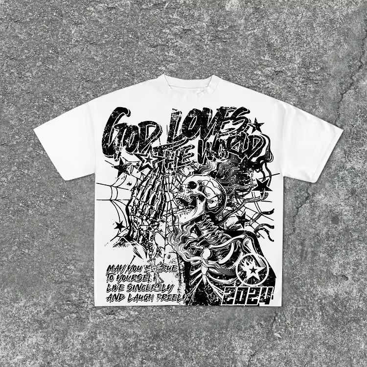 God Loves The World T-Shirt - Streetwear Boulevard