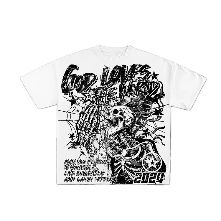 God Loves The World T-Shirt - Streetwear Boulevard