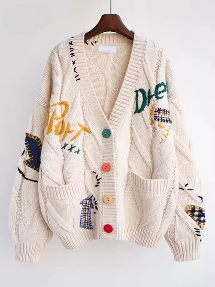 Storyteller Cable Knit Sweater - Streetwear Boulevard