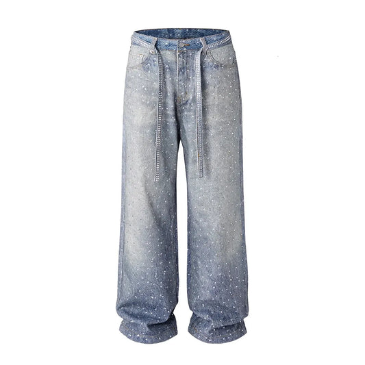 The Crystal Cascade Jeans - Streetwear Boulevard