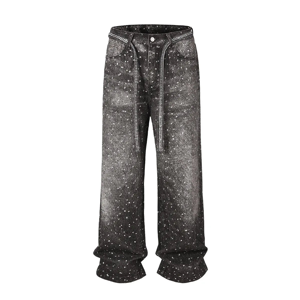 The Crystal Cascade Jeans - Streetwear Boulevard