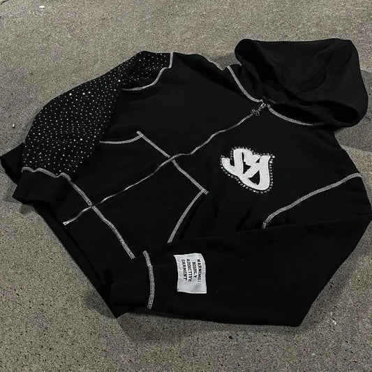 SD Rhinestone Jacket - Streetwear Boulevard