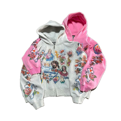 Risen Christian Zipper Jacket - Streetwear Boulevard