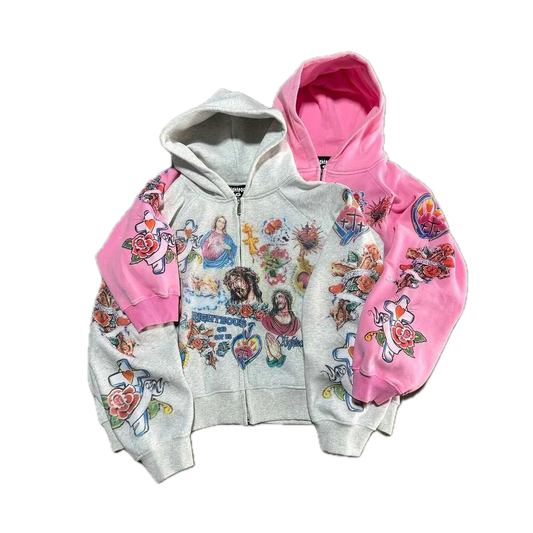 Risen Christian Zipper Jacket - Streetwear Boulevard