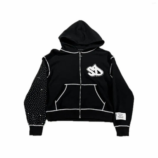 SD Rhinestone Jacket - Streetwear Boulevard