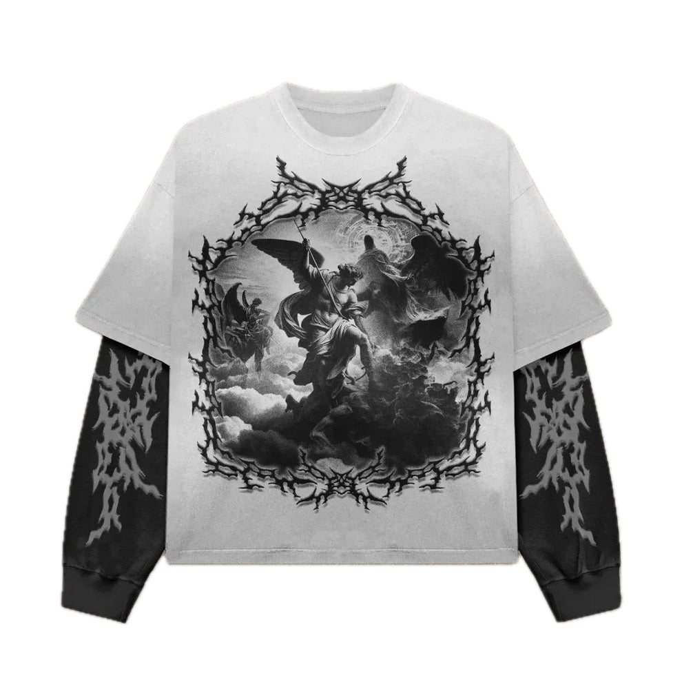 Heaven's Wrath Long Sleeve Shirt - Streetwear Boulevard