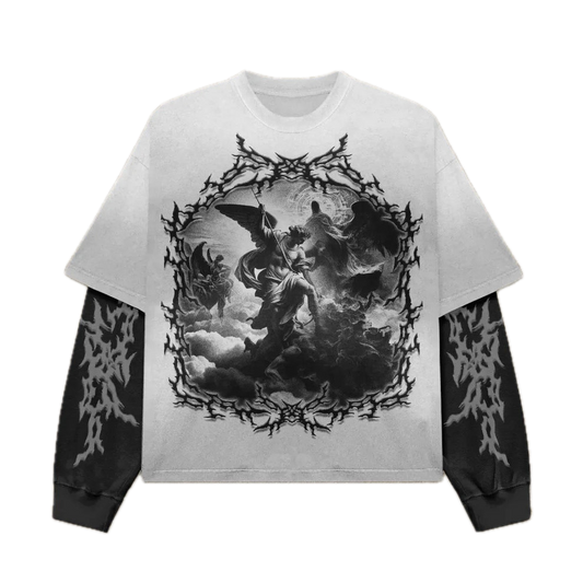 Heaven's Wrath Long Sleeve Shirt - Streetwear Boulevard