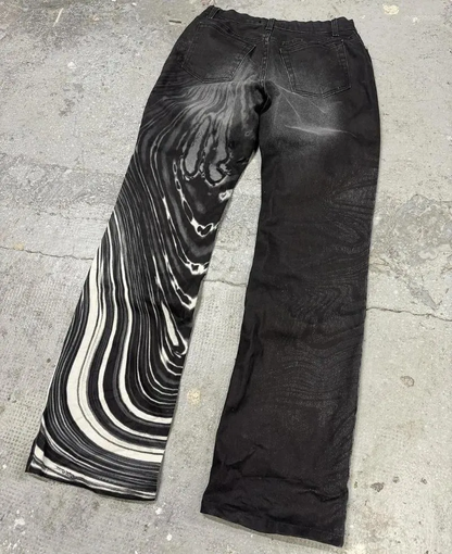 Faded White Mirage Jeans - Streetwear Boulevard