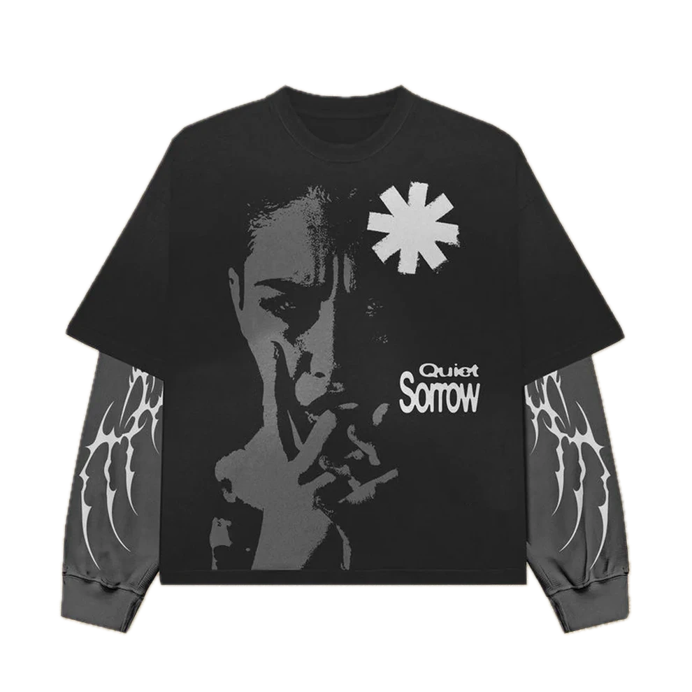 Quiet Sorrow Long Sleeve - Streetwear Boulevard