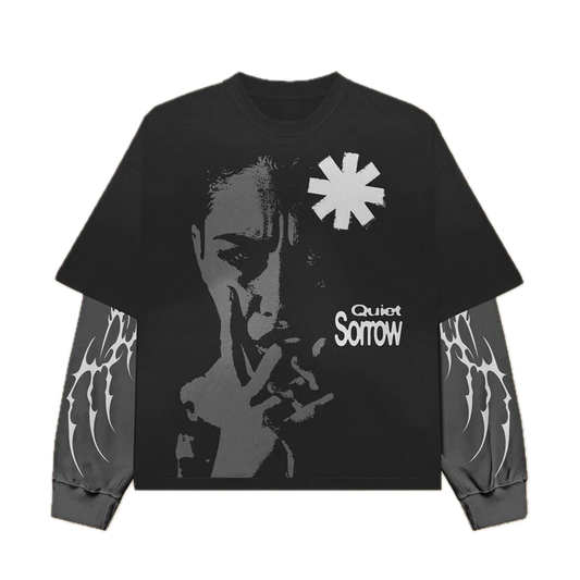 Quiet Sorrow Long Sleeve - Streetwear Boulevard