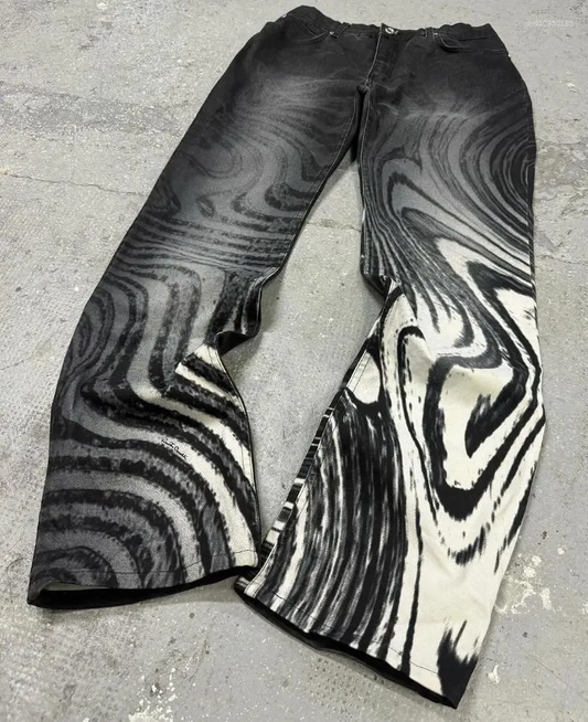 Faded White Mirage Jeans - Streetwear Boulevard