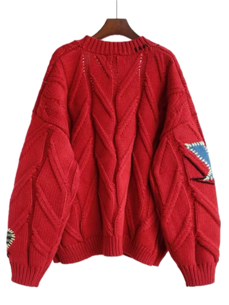 Storyteller Cable Knit Sweater - Streetwear Boulevard