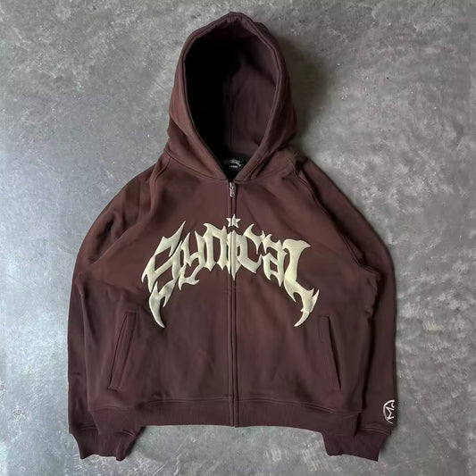 Synical Zip Up Jacket - Streetwear Boulevard