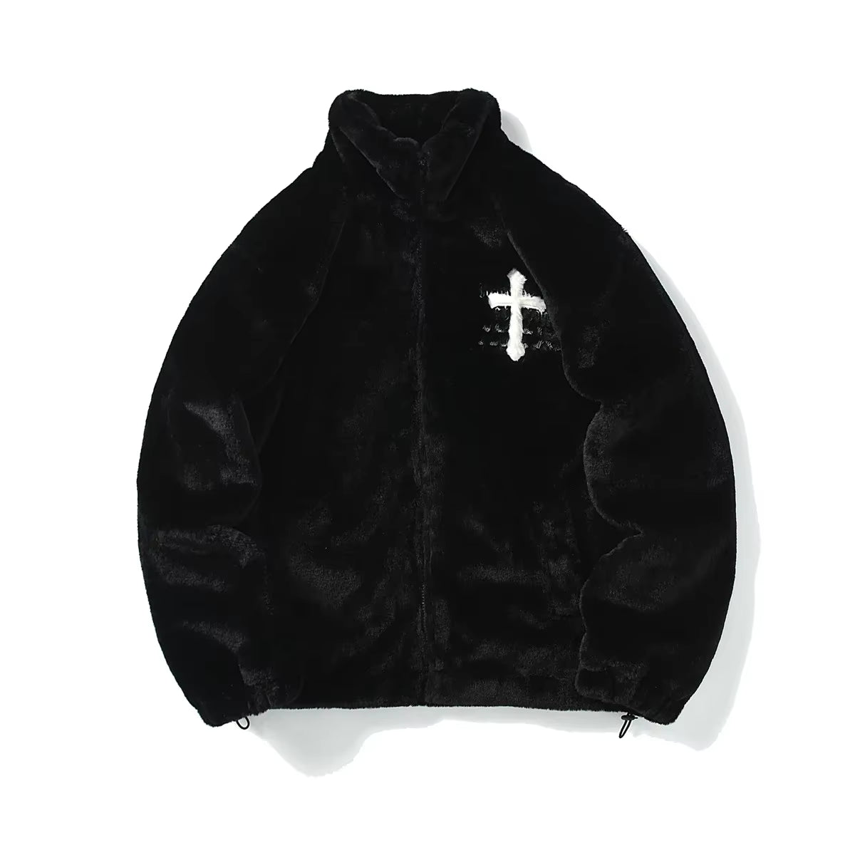 The Cathedral Gothic Fur Jacket - Streetwear Boulevard