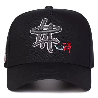 The LA Halo Graffiti Embroidery Cap - Streetwear Boulevard