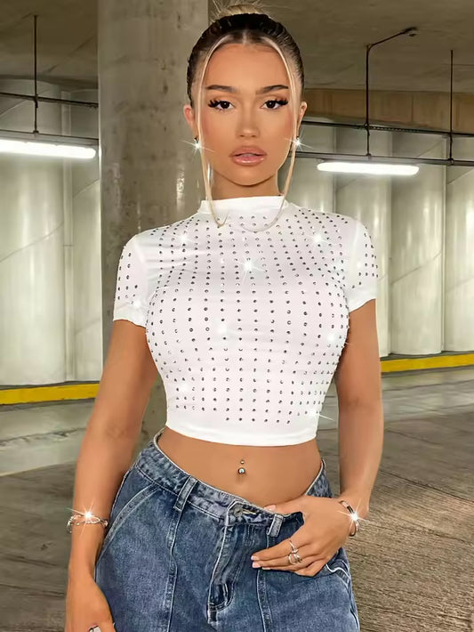 The "Glimmer" Crop Top - Streetwear Boulevard