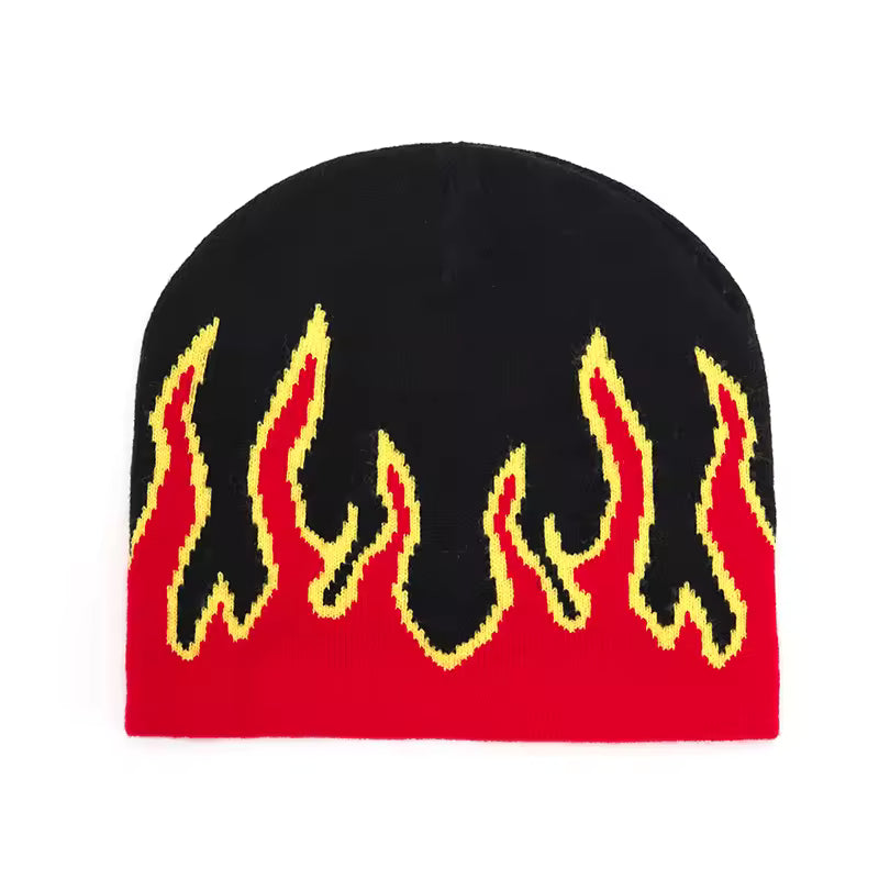 Flame Beanie - Streetwear Boulevard
