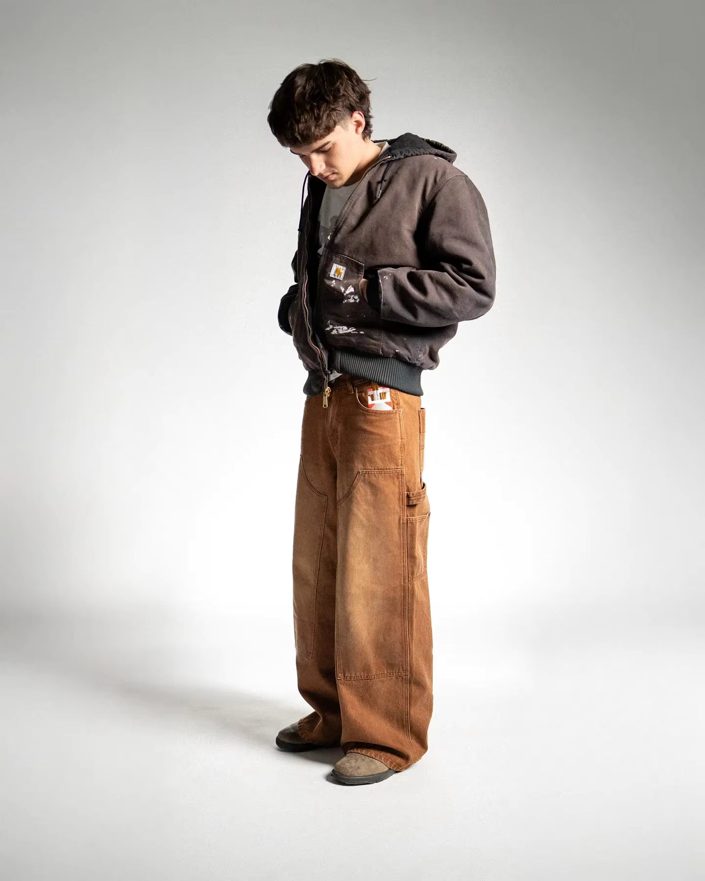 The Sepia Sunburst Baggy Jeans