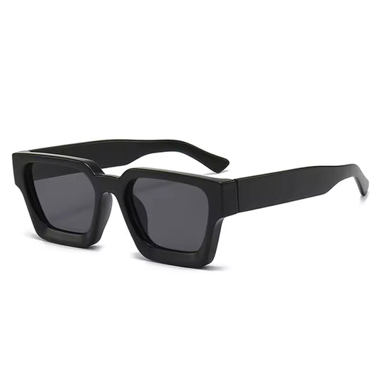 Square Retro Frame Sunglasses - Streetwear Boulevard