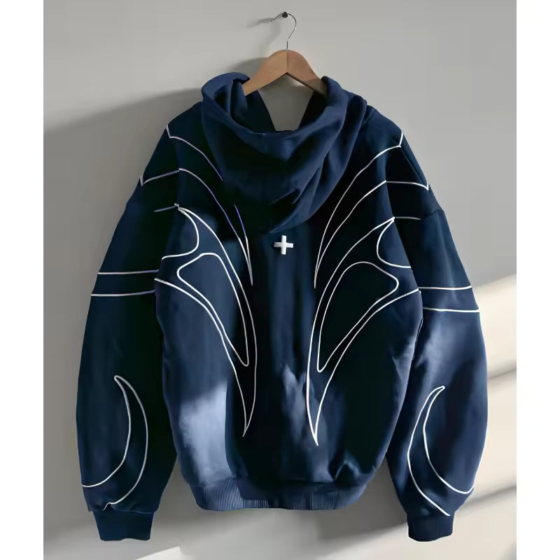 Wing Panel Full-Zip Jacket