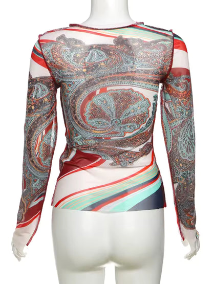 Chromatic Drift Top - Streetwear Boulevard