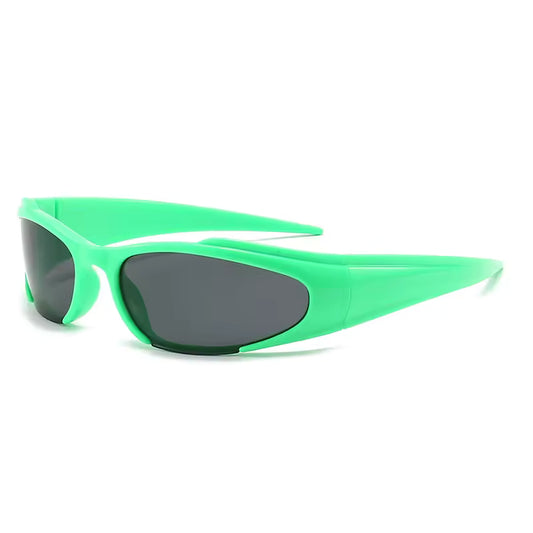 Retro Oval Frame Sunglasses - Streetwear Boulevard