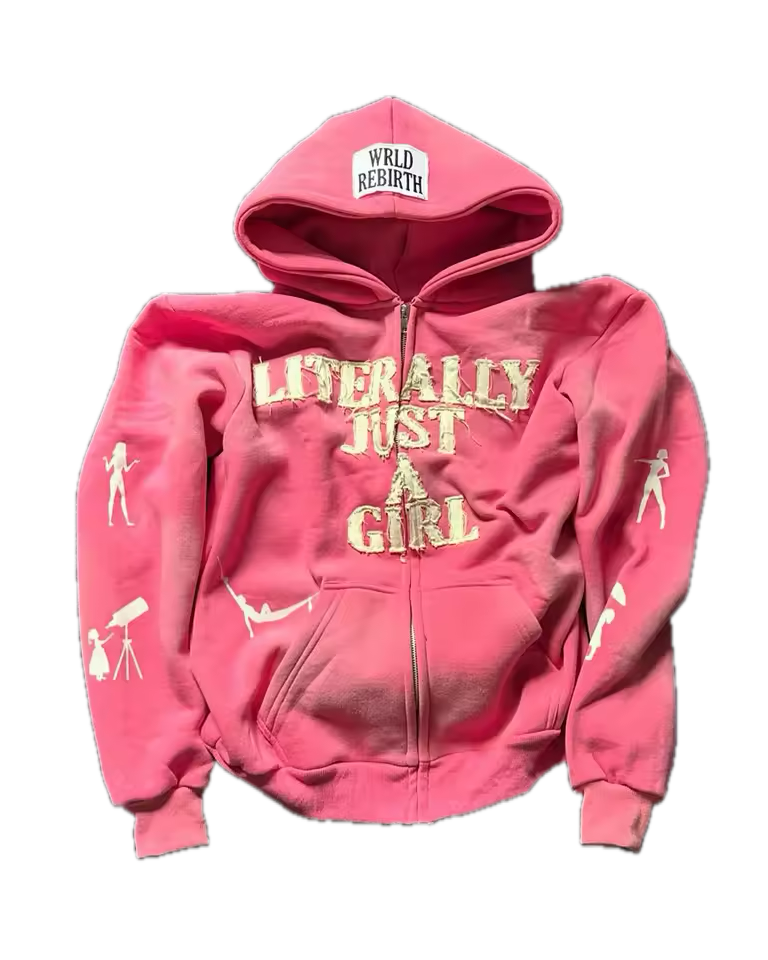 Literally Just A Girl Jacket - Streetwear Boulevard