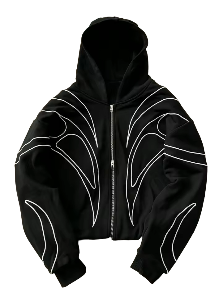 Wing Panel Full-Zip Jacket - Streetwear Boulevard