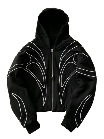 Wing Panel Full-Zip Jacket - Streetwear Boulevard