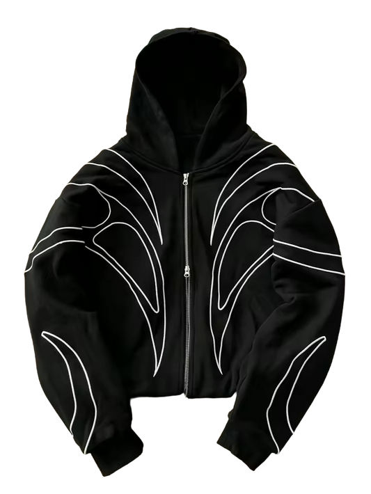 Wing Panel Full-Zip Jacket - Streetwear Boulevard