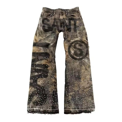SAINT Camo Jeans - Streetwear Boulevard