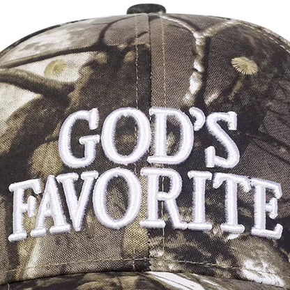 "God's Favorite" Camo Hat - Streetwear Boulevard
