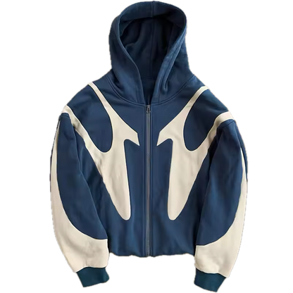Shadowcurve Zipper Jacket - Streetwear Boulevard