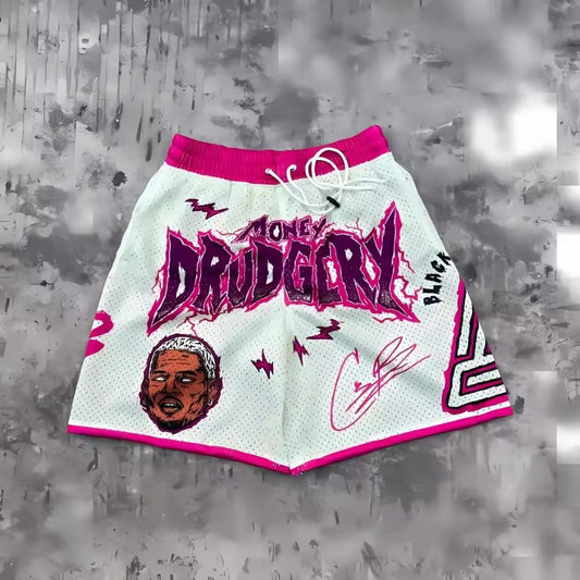 Money Drudgery Mesh Shorts - Streetwear Boulevard
